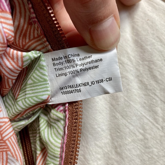 THE SAK Pax Leather Small Crossbody Purse Tribal Brown Convertible Strap Boho - Picture 12 of 16